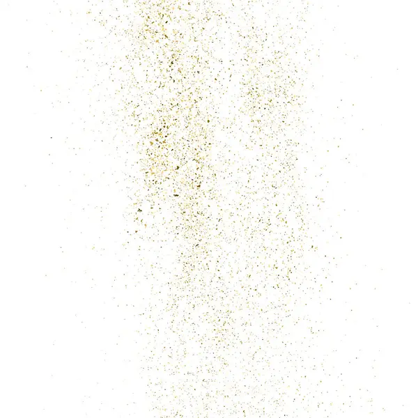 Altın parıltı beyaz kare izole doku. Amber parçacıklar renk. Kutlama arka plan. Patlama konfeti. Vektör çizim, eps 10.