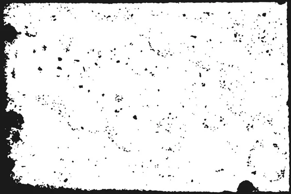 Zwarte Korrelige Textuur Geïsoleerd Een Witte Achtergrond Deeltjes Overlay Ribbels — Stockvector
