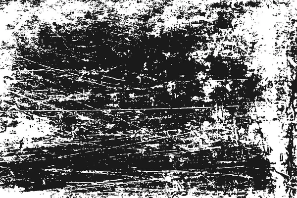 Texture Granuleuse Noire Isolée Sur Fond Blanc Superposition Détresse Texturée — Image vectorielle