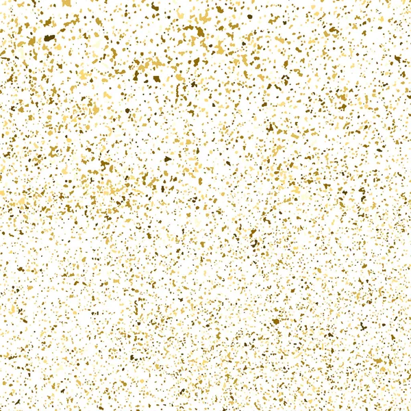 Textura Brillo Dorado Aislada Cuadrado Blanco Partículas Ámbar Color Fondo — Archivo Imágenes Vectoriales