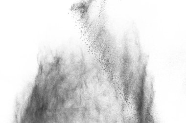 Siyah parçacıkların hareket dondurmak. 