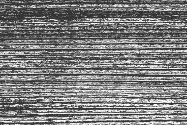 Siyah arka plan üzerine izole beyaz grenli doku. Soyut dokulu şeritler sökük. Grunge tasarım öğeleri. Vektör çizim, eps 10.