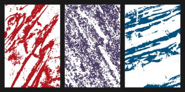 Mermer doku arka plan. Tasarımınız için farklı renkler kümesi. Grunge duvar kağıdı öğeleri. Vektör çizim, eps 10.