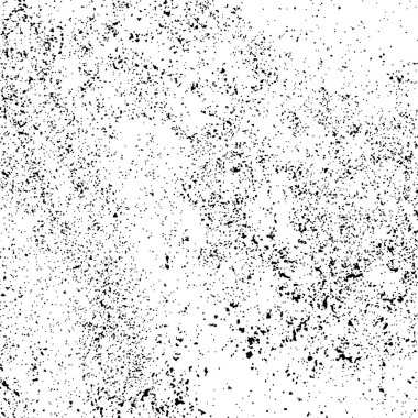 Beyaz arka plan üzerinde izole siyah grenli doku. Sıkıntılı kaplaması dokulu. Tek renkli grunge tasarım öğeleri. Vektör çizim, eps 10.