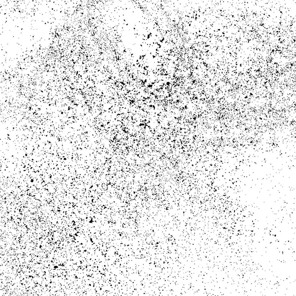 Texture Granuleuse Noire Isolée Sur Fond Blanc Superposition Perturbée Texturée — Image vectorielle