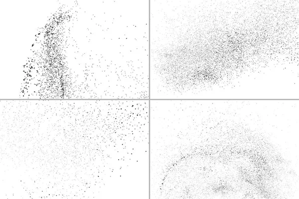 Set grunge vector texture. Set abstract grainy texture isolated on white background. Set dusty grain texture. Vector illustration,eps 10.