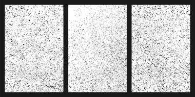 Beyaz arka plan üzerinde izole siyah grenli doku. Hasarlı dokulu. Grunge tasarım öğeleri. Vektör çizim, eps 10 ayarla.