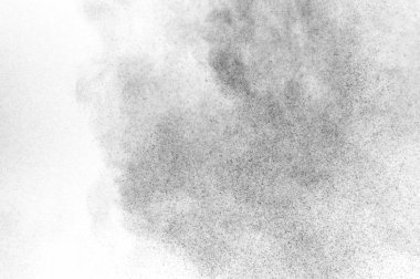 Siyah parçacıkların hareket dondurmak. 