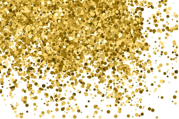Textura Brilho Dourado Isolado Branco Fundo Cor Âmbar Explosão Dourada — Vetor de Stock