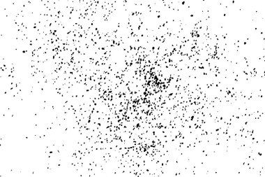 Beyaz arka plan üzerinde izole siyah grenli doku. Sıkıntılı kaplaması dokulu. Grunge tasarım öğeleri. Vektör çizim, eps 10.