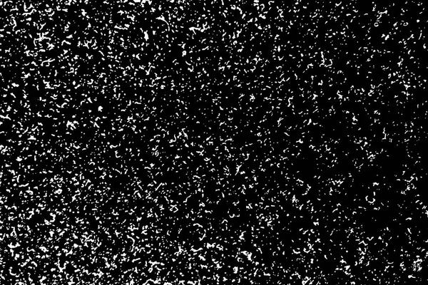 黑色背景上的白色颗粒状纹理 颗粒覆盖纹理 垃圾设计元素 矢量插画 Eps — 图库矢量图片