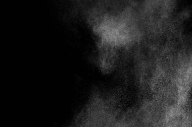 Soyut beyaz toz patlama