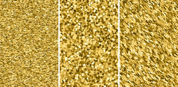 Zlatý Třpyt Textura Zlatá Výbuchu Konfet Lesk Flitrů Designový Prvek — Stockový vektor