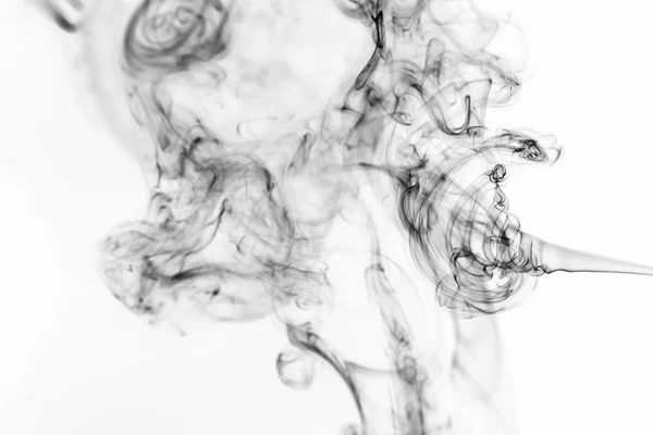 Καπνού Μαύρο Φόντο Αφηρημένη Vape Σύννεφα Παγώσει Κίνηση — Φωτογραφία Αρχείου