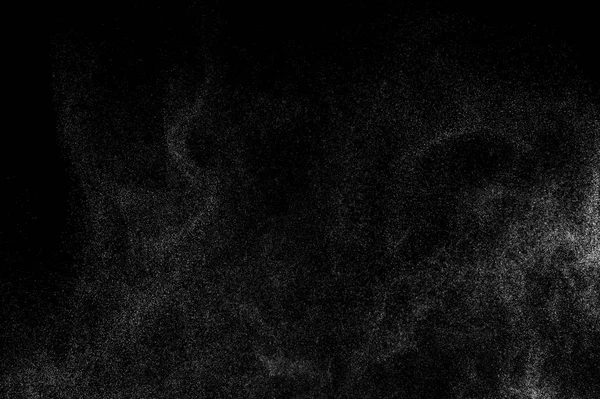 Éclaboussures Abstraites Lait Sur Fond Noir — Photo