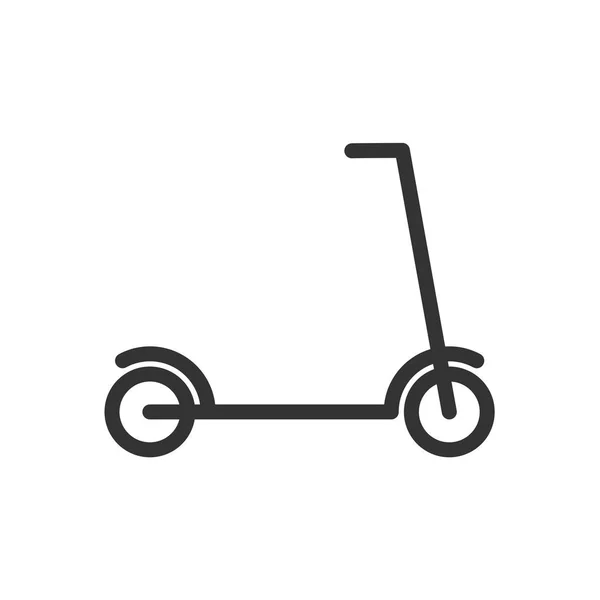 Kick Scooter Schild Logo Für Mobile App Und Webdesign Einfaches — Stockvektor
