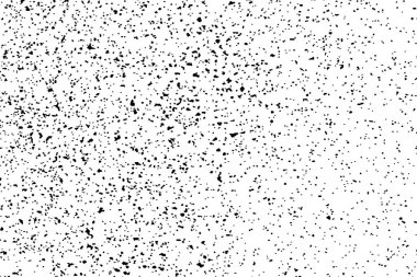 Beyaz arka plan üzerinde izole siyah grenli doku. Sıkıntı kaplaması dokulu. Grunge tasarım öğeleri. Vektör çizim, eps 10.