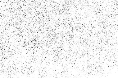 Beyaz arka plan üzerinde izole siyah grenli doku. Sıkıntı kaplaması dokulu. Grunge tasarım öğeleri. Vektör çizim, eps 10.