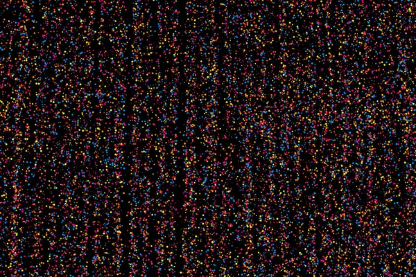 Colorida Explosión Confeti Textura Multicolor Abstracta Granulada Aislada Sobre Fondo — Vector de stock