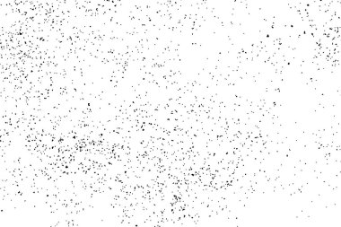 Beyaz arka plan üzerinde izole siyah grenli doku. Sıkıntı kaplaması dokulu. Grunge tasarım öğeleri. Vektör çizim, eps 10.