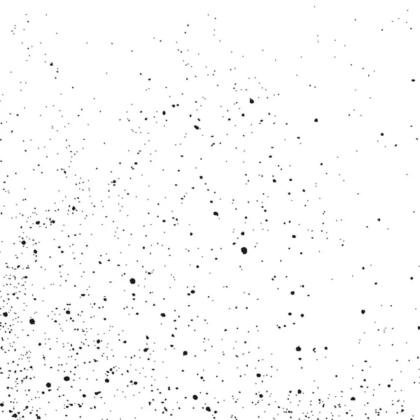 Modèle Texture Noire Désordonnée Sur Fond Blanc Dust Overlay Distress — Image vectorielle