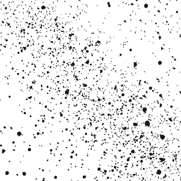 Modèle Texture Noire Désordonnée Sur Fond Blanc Dust Overlay Distress — Image vectorielle