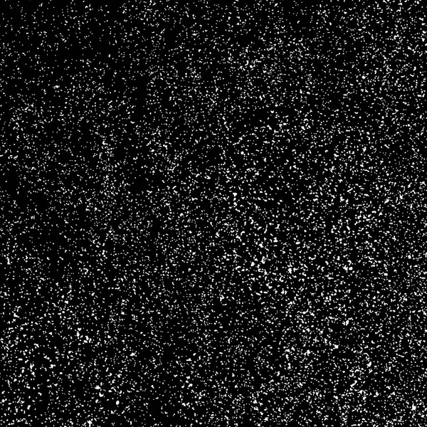 Modèle Texture Granuleuse Blanche Sur Fond Noir Dust Overlay Distress — Image vectorielle