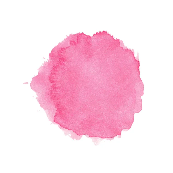 Rosa Aquarela Abstrata Isolado Fundo Branco Elemento Design Editável Para — Vetor de Stock