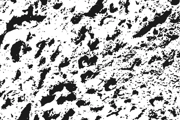 Svart Grunge Abstrakt Textur Isolerad Vit Bakgrund Kornig Texturerat Designelement — Stock vektor