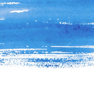 Soyut suluboya ile mavi arka plan metin için yer. Afiş, Poster, kapağı, broşür, el ilanı için düzenlenebilir bir şablona. Vektör çizim, Eps 10.