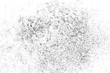 Beyaz arka plan üzerinde izole siyah grenli doku. Gürültü yerleşimi. Grunge tasarım öğeleri. Vektör çizim, Eps 10.