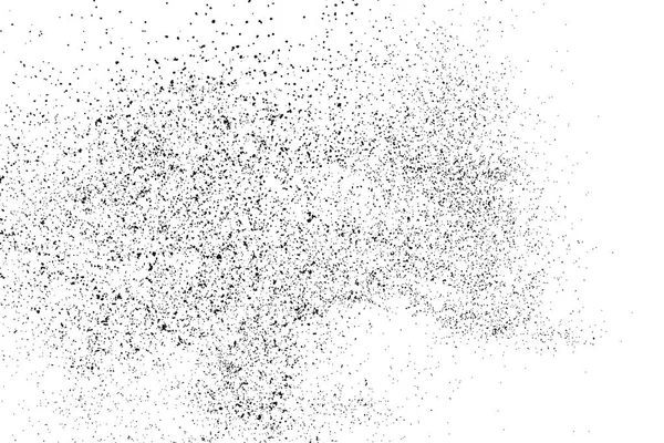 白色背景上的黑色颗粒状纹理 叠加噪声 垃圾设计元素 矢量插画 Eps — 图库矢量图片