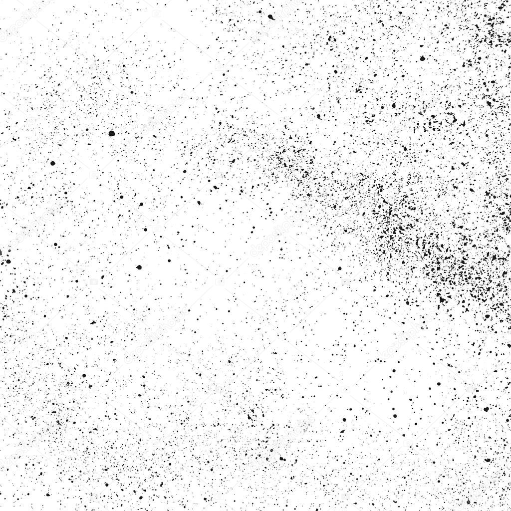Black grainy texture isolated on white background. Dust overlay. Dark noise granules. Vector design elements, illustration, eps 10.