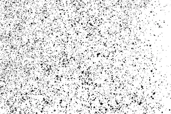 Schwarze Körnige Textur Isoliert Auf Weißem Hintergrund Staubüberzug Dunkles Rauschgranulat — Stockvektor