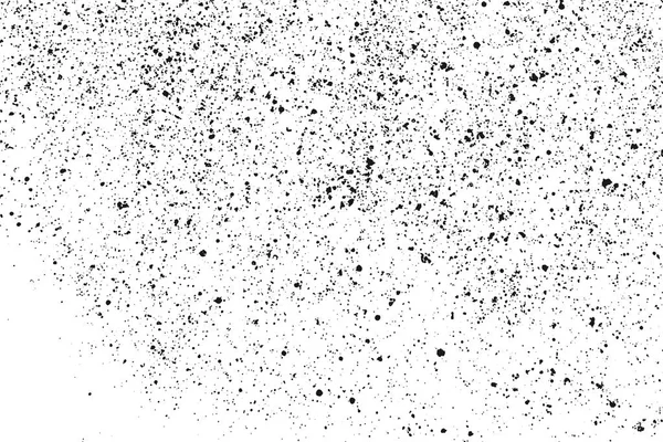 Texture Granuleuse Noire Isolée Sur Fond Blanc Recouvrement Poussière Granules — Image vectorielle