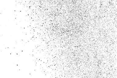 Beyaz arka plan üzerinde izole siyah grenli doku. Toz kaplaması. Karanlık gürültü granül. Vektör tasarım öğeleri, illüstrasyon, eps 10.