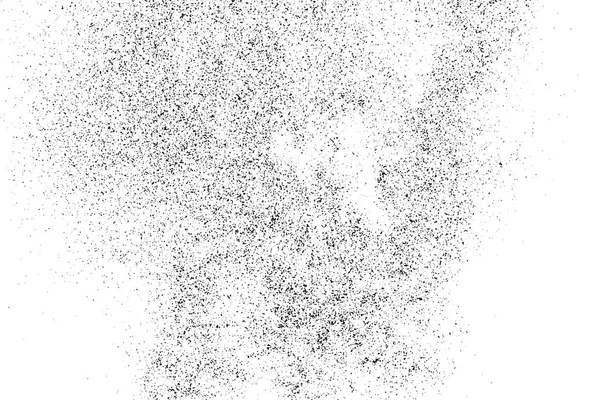 Чорно Сіра Текстура Ізольована Білому Тлі Пилові Накладки Темні Гранули — стоковий вектор