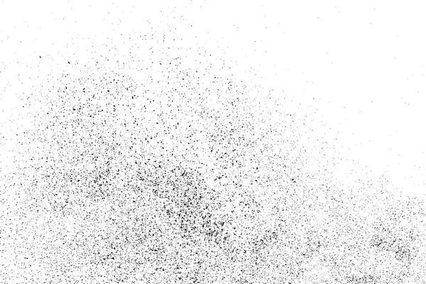 白い背景の分離された黒いザラザラした質感 オーバーレイをほこり 暗顆粒 ベクトル デザイン要素 イラスト Eps — ストックベクタ