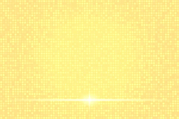 Brilhante Brilhante Disco Dourado Mosaico Partículas Mágicas Brilhantes Lantejoulas Douradas —  Vetores de Stock