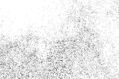 Beyaz arka plan üzerinde izole siyah grenli doku. Toz kaplaması. Karanlık gürültü granül. Tasarım öğeleri bir bit eşlem. Raster Kopyala.