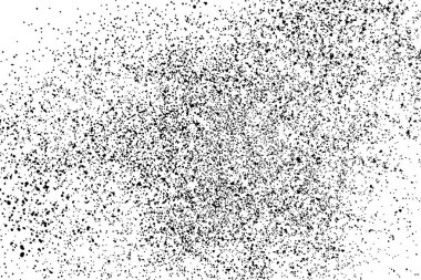 Beyaz arka plan üzerinde izole siyah grenli doku. Toz kaplaması. Karanlık gürültü granül. Tasarım öğeleri bir bit eşlem. Raster Kopyala.