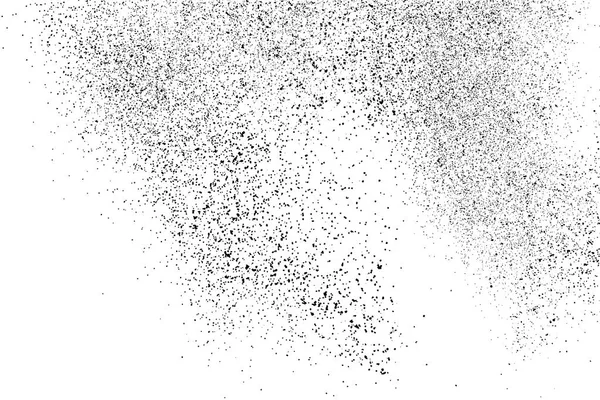 在白色背景查出的黑色颗粒纹理 灰尘覆盖 深色的噪音颗粒 位图设计元素 栅格复制 — 图库照片