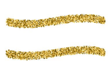 Altın çerçeve glitter doku üzerinde beyaz izole. El ilanı, kart, banner tasarımı, web, kapak, poster için bit eşlem şablonu... Kutlama arka plan. Altın patlama konfeti. Raster Kopyala.