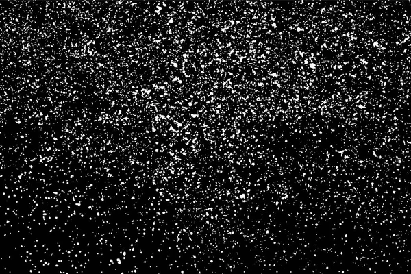 White Grainy Texture Isolated Black Background Dust Overlay Light Coloured — Stock Photo, Image