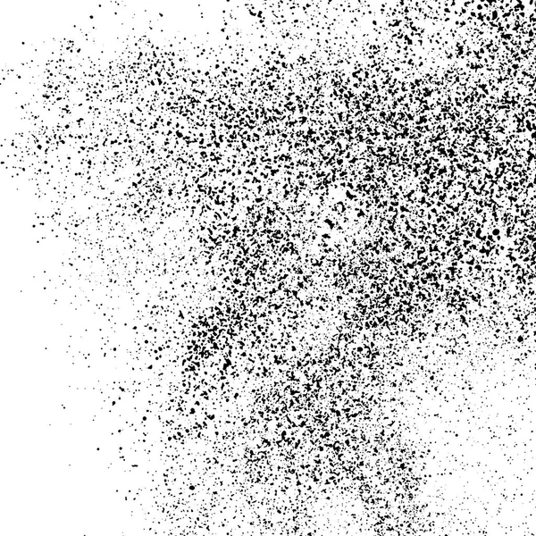 白色背景上的黑色颗粒状纹理 灰尘覆盖 深色噪音颗粒 矢量设计元素 Eps — 图库矢量图片