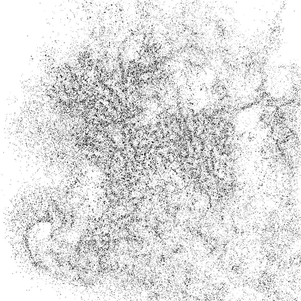 Textura Granulada Negra Aislada Sobre Fondo Blanco Superposición Polvo Gránulos — Archivo Imágenes Vectoriales