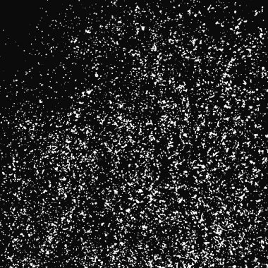 Siyah arka planda izole edilmiş beyaz kumlu doku. Toz tabakası. Açık renkli ses tanecikleri. Kar vektörü elementleri Görüntü, 10 Pound.