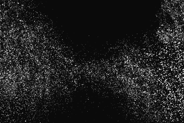 白色的肉质孤立在黑色的背景上 尘土飞扬 浅色噪音颗粒 雪矢量元素 第10部分 — 图库矢量图片
