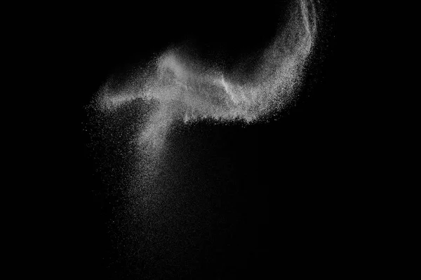 배경에 입자의 움직임을 멈춰라 파우더 먼지가 감촉을 — 스톡 사진
