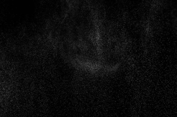 Salpicaduras Abstractas Agua Sobre Fondo Negro Salpicaduras Leche Spray Abstracto — Foto de Stock